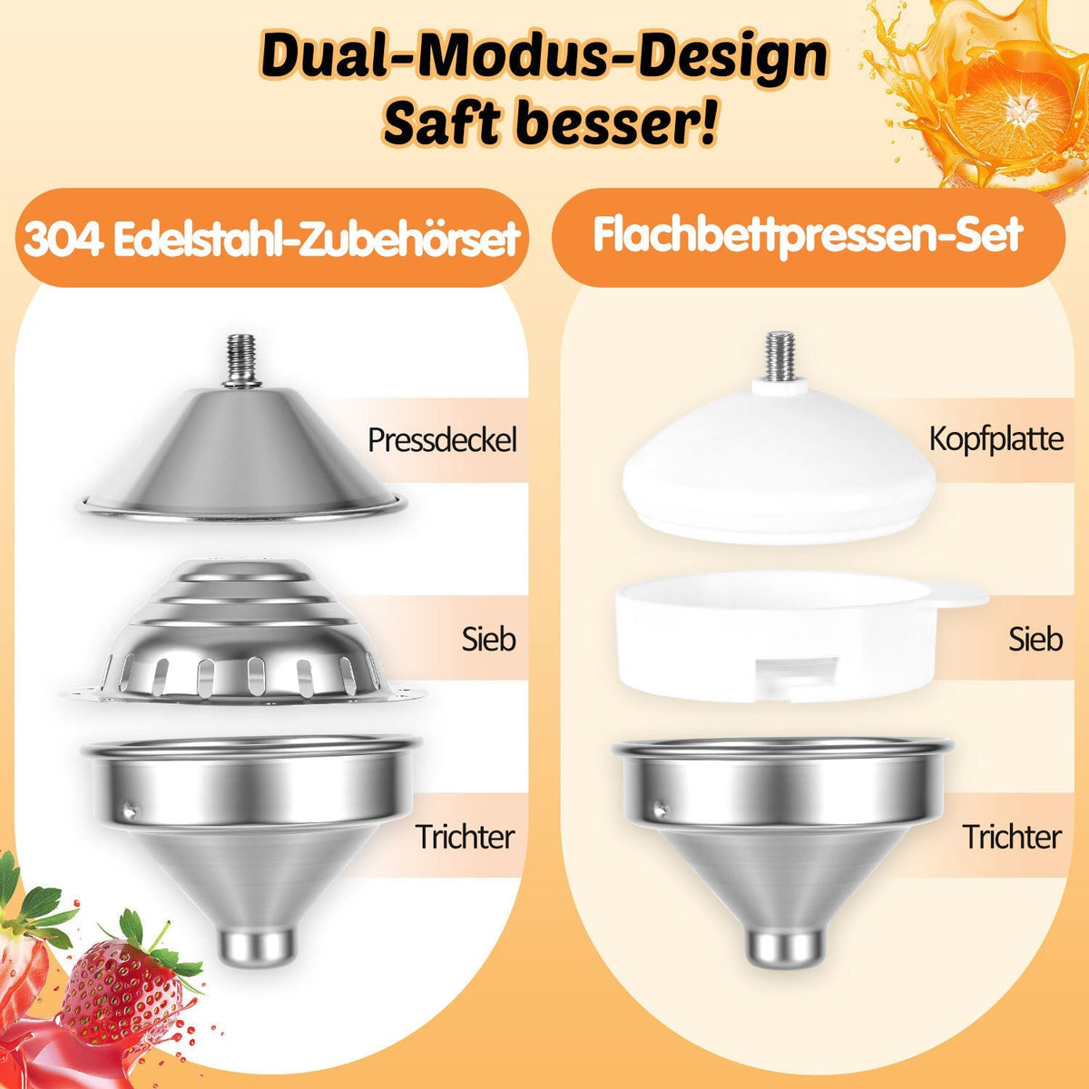 Manual Juice Press Citrus Press Stainless Steel