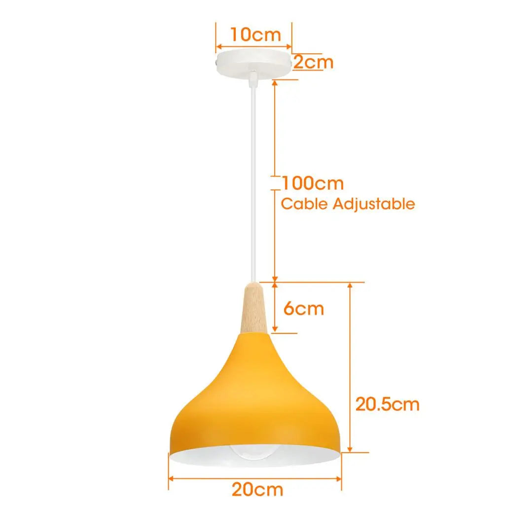 1/3-flammige Pendelleuchte - Retro Industrie-Deckenlampe