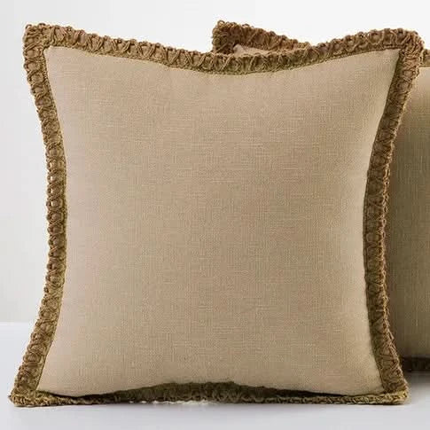 French-Style Decorative Pillow Cover