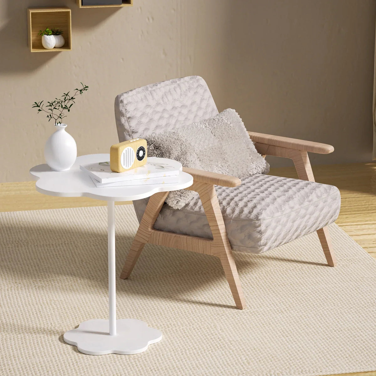 Cloud-Shaped Side Table