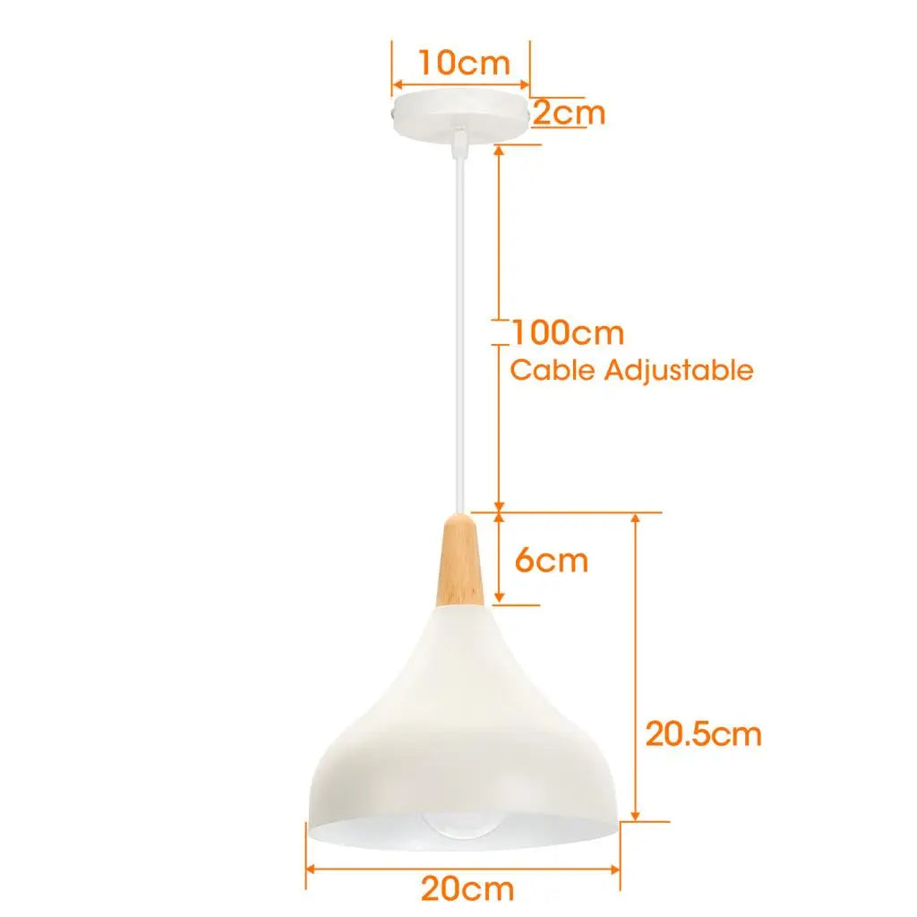 1/3-flammige Pendelleuchte - Retro Industrie-Deckenlampe