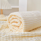 Premium 6-lagige Musselin-Baumwoll- und Bambus-Babydecke
