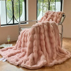 Reversible Faux Fur Blanket