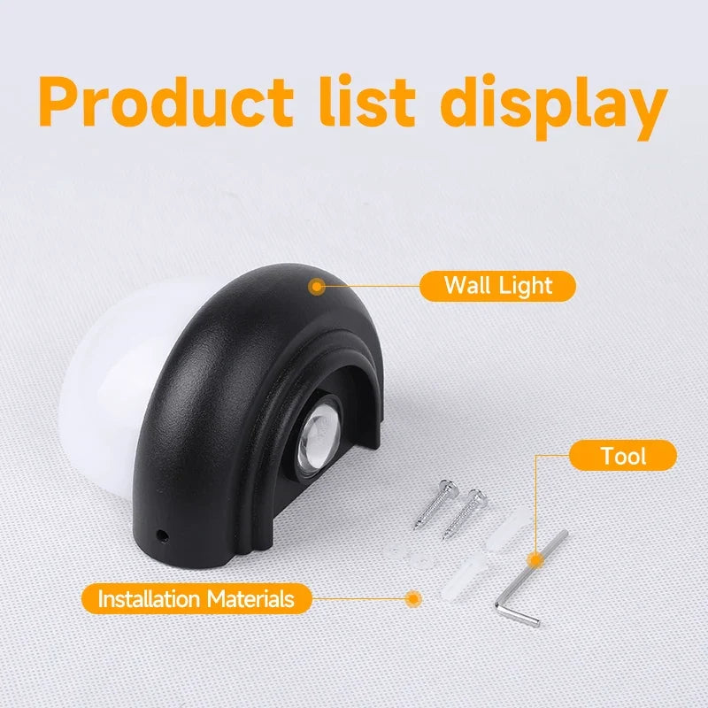 Courtyard LED-Wandleuchte