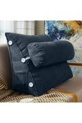 Reclining backrest cushion