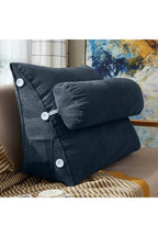 Reclining backrest cushion