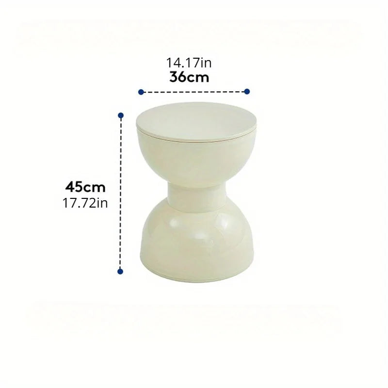 Low Arc-shaped Side Table