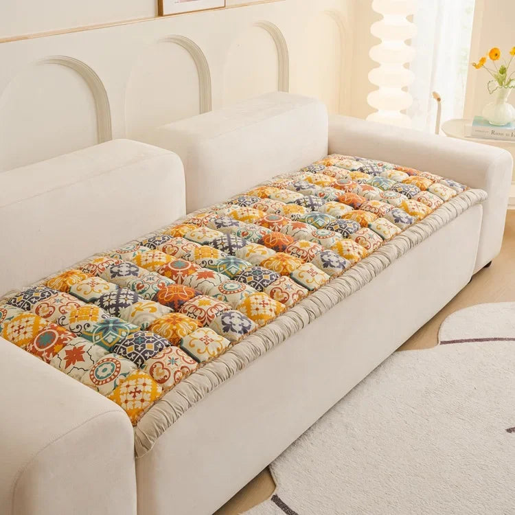Bohemian Style Cotton Couch Pad