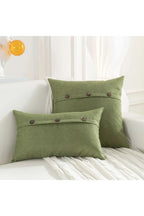 Nordic Button Pillowcase