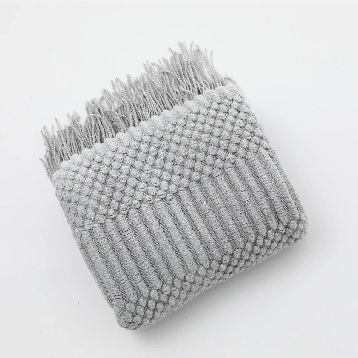 Nordic Style Knitted Blanket