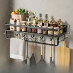 Modern Gray Kitchen Shelf