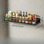 Modern Gray Kitchen Shelf