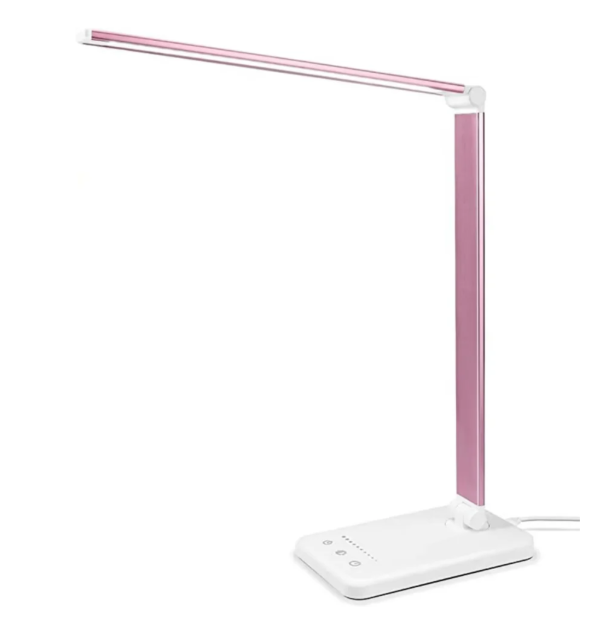 Zeitgenössische verstellbare LED-Tischleuchte mit Ladefunktion