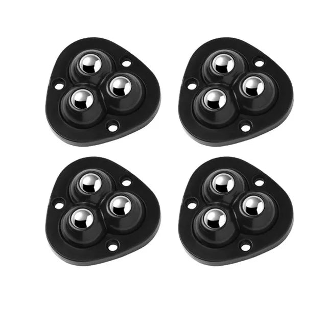 Selbstklebende, voll drehbare Möbelrollen