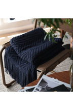 Zack Pattern Dark Academia Blanket