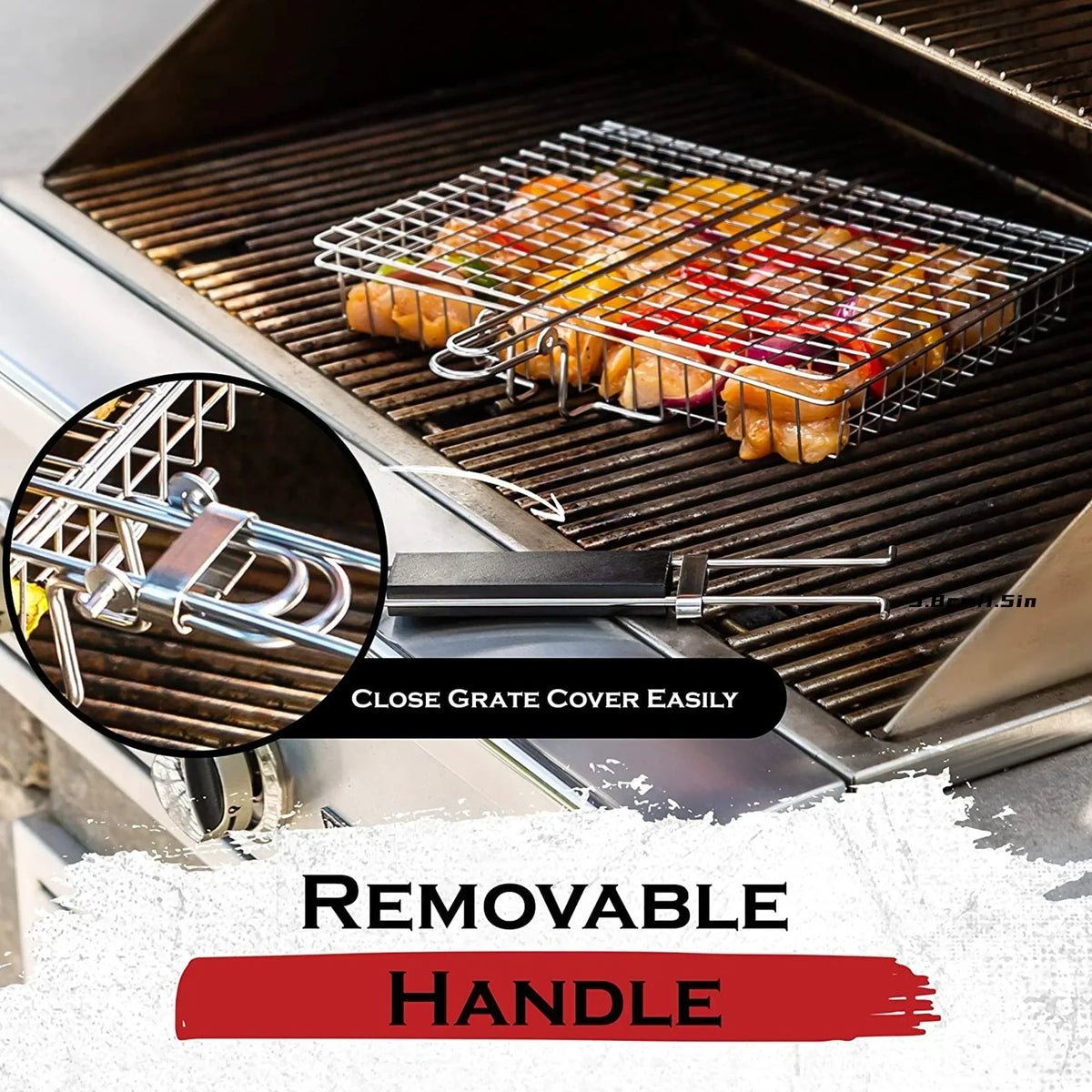 Grillaro BBQ Basket – Foldable & Non-Stick