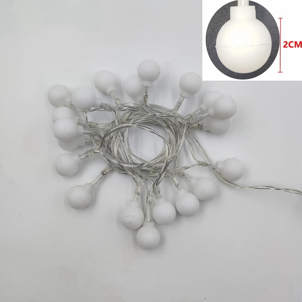 Weihnachtliche Lichterkette