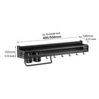 Metal Kitchen Wall Shelf - Self-Adhesive & Screwable