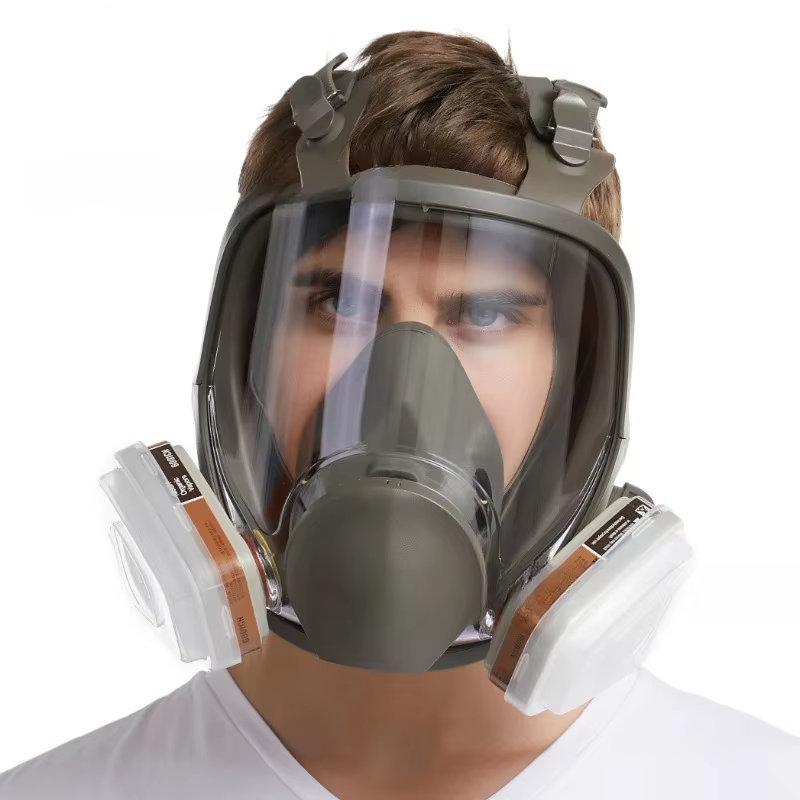 Vollgesichts-Atemschutzmaske mit Antibeschlag-Schutz