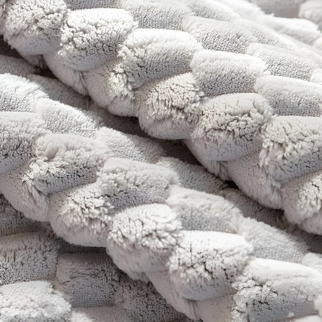 Velvet Sofa Cover with Textured Pattern