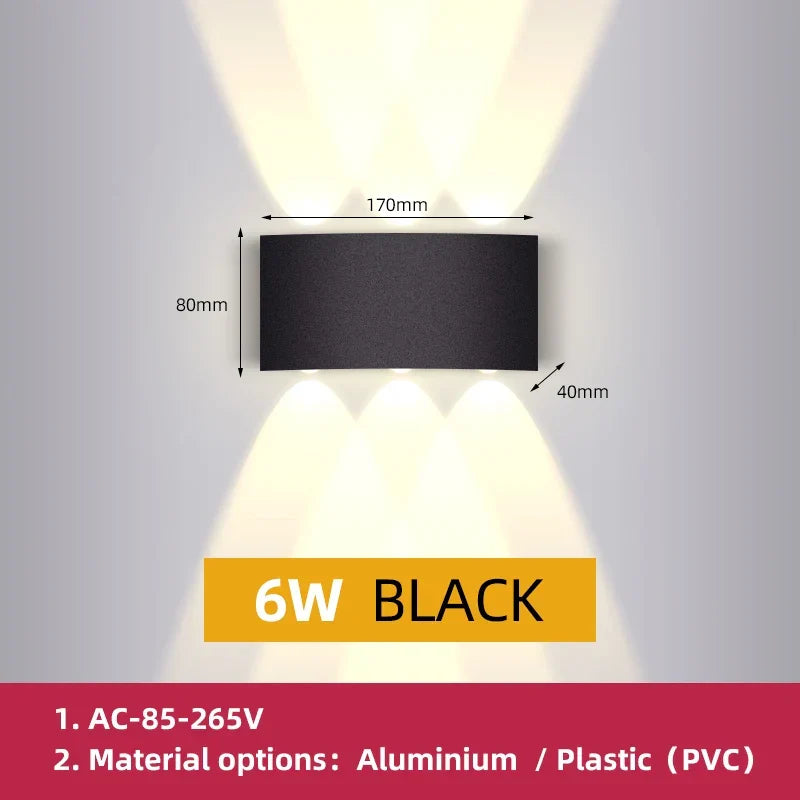 Courtyard LED-Wandleuchte