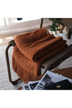Zack Pattern Dark Academia Blanket