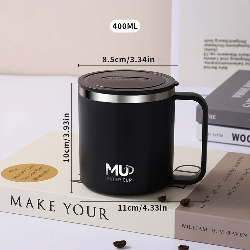 Insulated Stainless Steel Coffee Cup with Lid