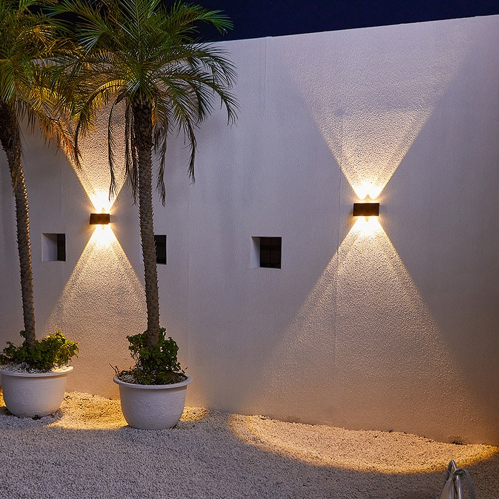 EcoLight - Nachhaltige Solar-LED-Außenwandleuchte