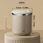 Insulated Stainless Steel Coffee Cup with Lid