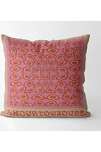 Rosa Quadrat Decorative Pillowcase