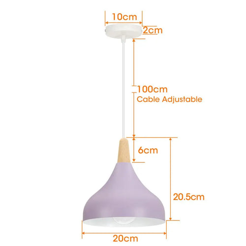 1/3-flammige Pendelleuchte - Retro Industrie-Deckenlampe