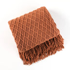 Nordic Style Knitted Blanket