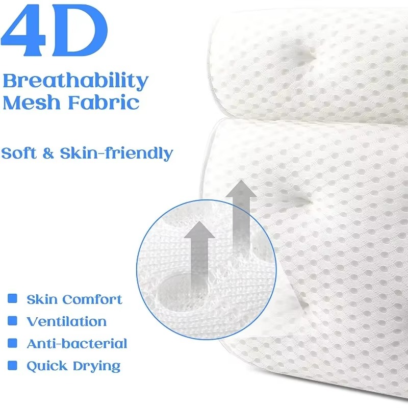 Luxus-Badewannenkissen mit Air-Mesh-Technologie