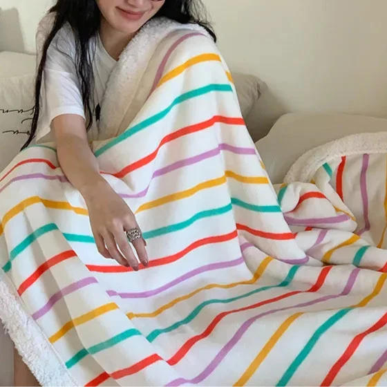 Stripe Sofa Throw