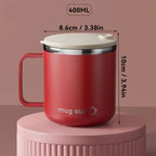 Insulated Stainless Steel Coffee Cup with Lid