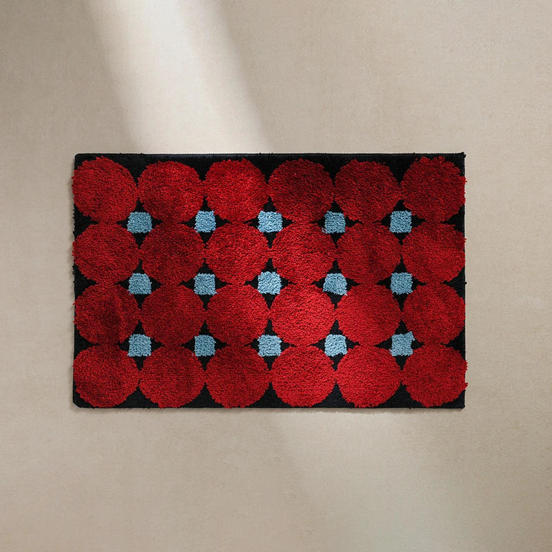 HeritageStep Bath Mat – Retro Bathroom Mat with Anti-Slip Coating & Soft Plush