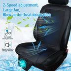 DC 12V 3D Auto-Sitzkissen mit Belüftung | 8-Lüfter Sommer-Sitzauflage