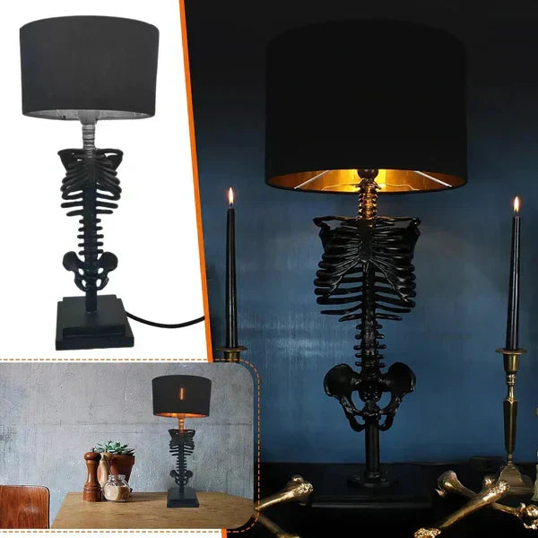 BoneLight - Geheimnisvolle Skelett-Tischlampe