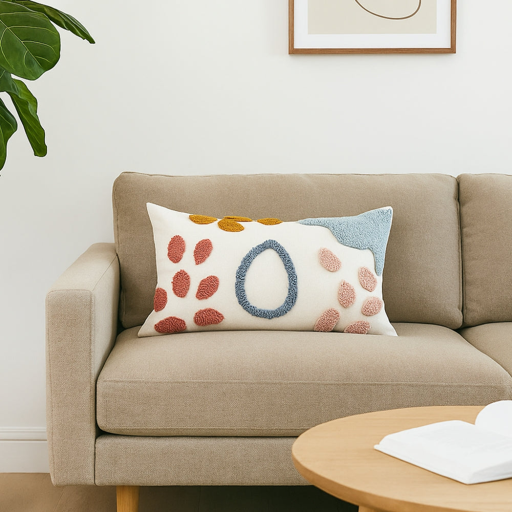 Colorful Dot Pattern Cushion Cover