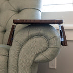 Adjustable Sofa Arm Tray Table for Drinks, Snacks & Remote Control Storage