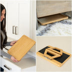 Adjustable Sofa Arm Tray Table for Drinks, Snacks & Remote Control Storage
