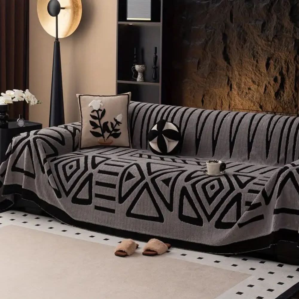 Microfiber Non-Slip Sofa Cover