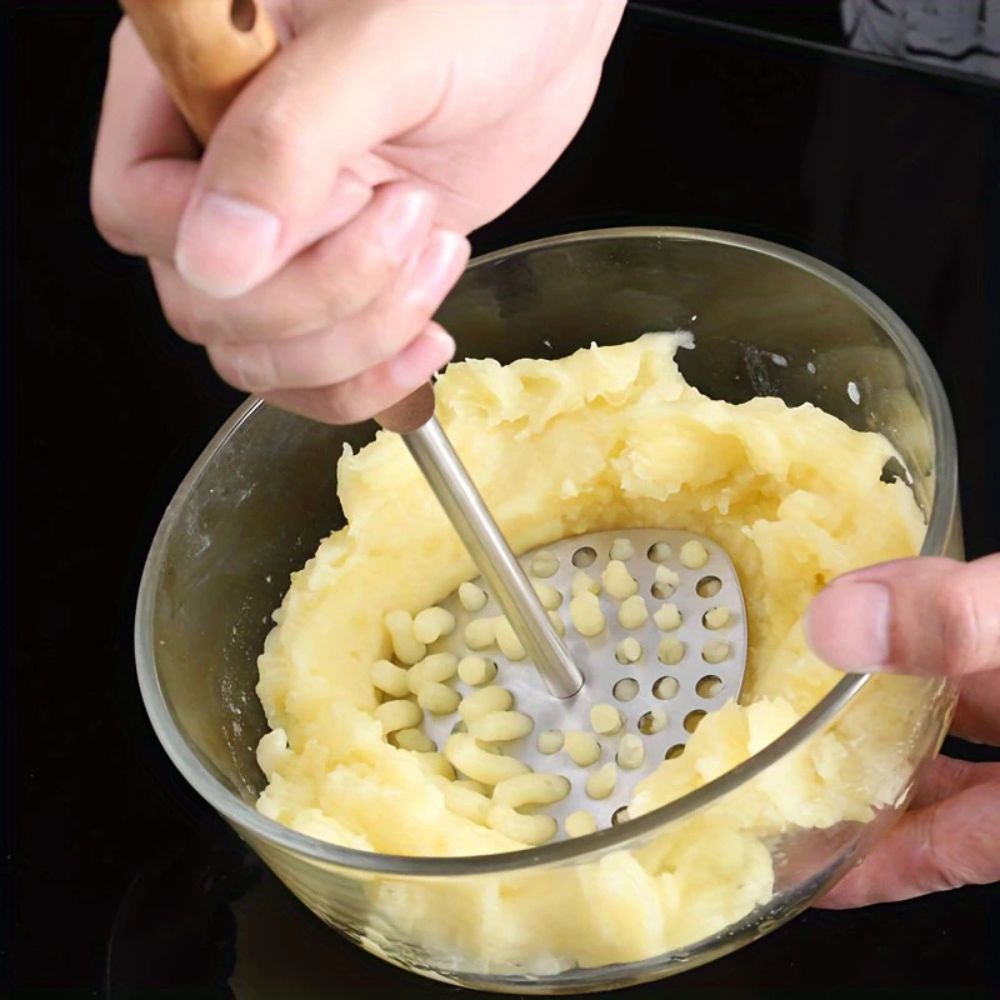 PureGrip Stainless Steel Potato Masher