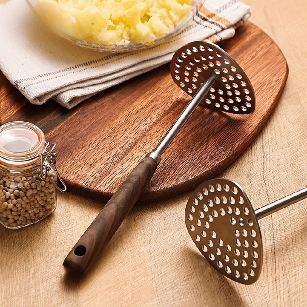 PureGrip Stainless Steel Potato Masher