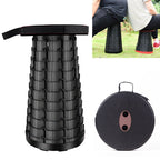 Outdoor Portable Folding Telescopic Plastic Stool