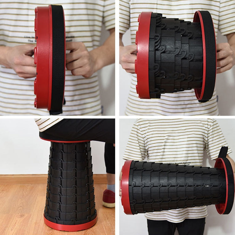 Outdoor Portable Folding Telescopic Plastic Stool