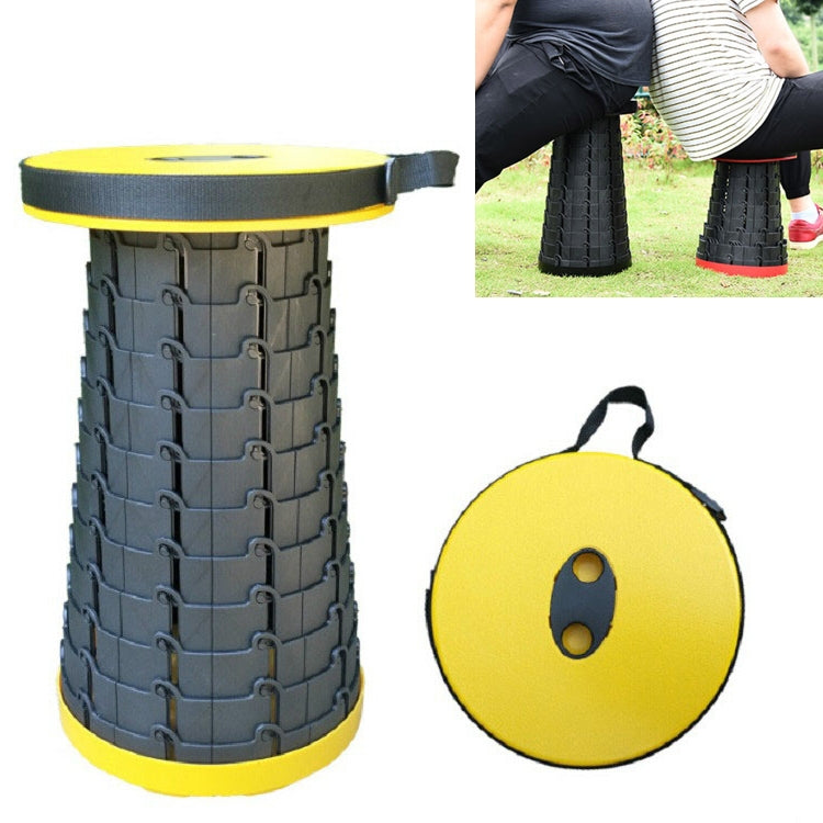 Outdoor Portable Collapsible Telescopic Plastic Stool