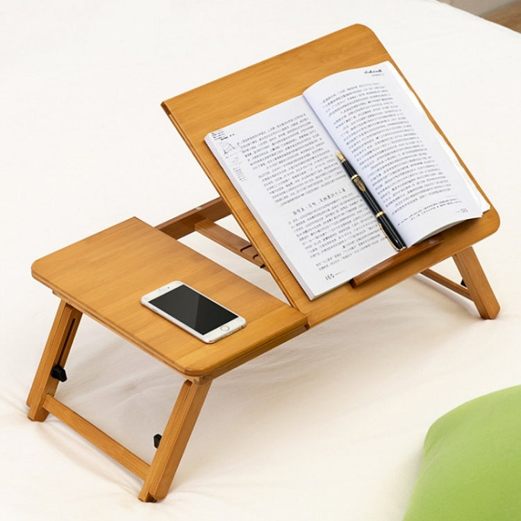 Foldable Height Adjustable Bamboo Laptop Table