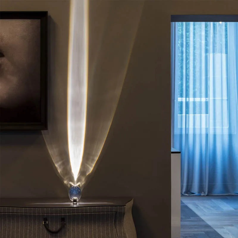 Crystal LED Table Lamp "Eye of the Sky"