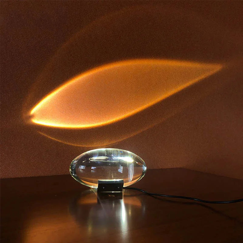 Crystal LED Table Lamp "Eye of the Sky"